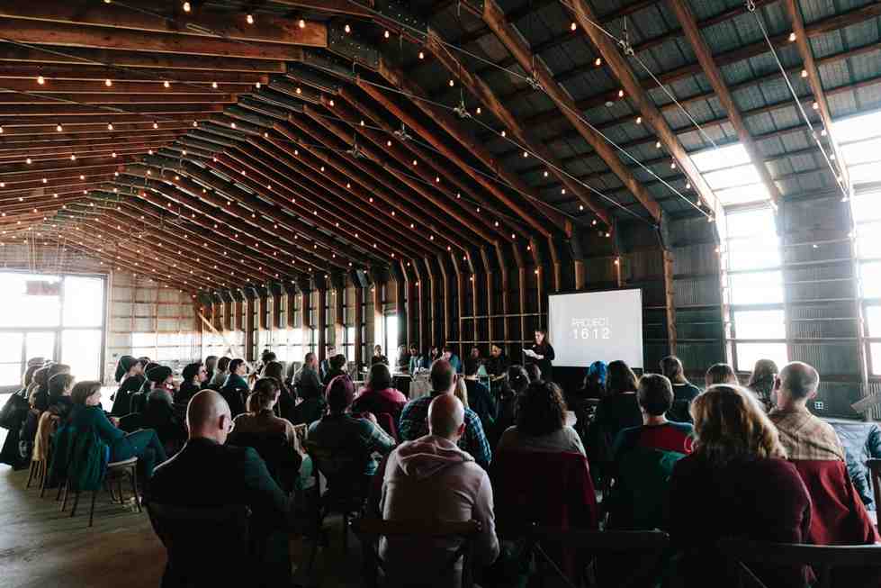 Image of audience at the Beyond Alternatives Symposium, which focuses on artist-led organizing outside of large metropolitan areas